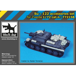 Black Dog T72158 1/72 SU-122 accessories set for Zvezda