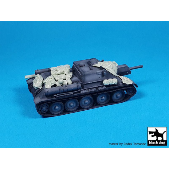 Black Dog T72158 1/72 SU-122 accessories set for Zvezda