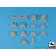 Black Dog T72158 1/72 SU-122 accessories set for Zvezda