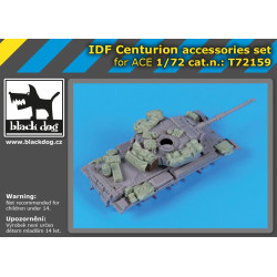 Black Dog T72159 1/72 IDF Centurion accessories set for Ace