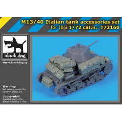 Black Dog T72160 1/72 M13/40 Italian tank accessories set for IBG Models