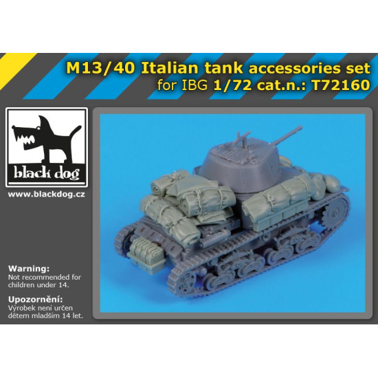 Black Dog T72161 1/72 Caro comando M13/40 accessories set for IBG Models