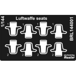 Brengun BRL144001 1/144 Luftwaffe seats PE seats for aircrafts