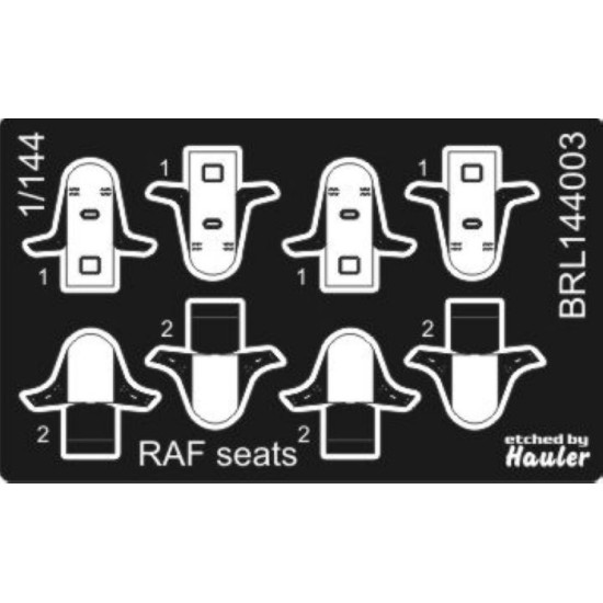 Brengun BRL144003 1/144 UK seats PE seats for aircrafts