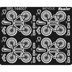 Brengun BRL144007 1/144 Bicycle PE kit of bike