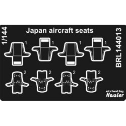 Brengun BRL144013 1/144 JAPAN seats PE seats for aircrafts
