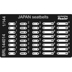 Brengun BRL144014 1/144 JAPAN seat belts PE seat belts for aircrafts