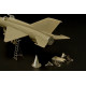 Brengun BRL144036 1/144 MIG-21 maintenance accessories PE parts for EDUARD kit