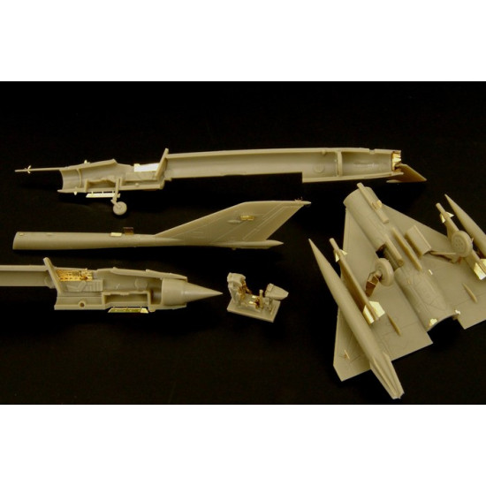 Brengun BRL144040 1/144 Mig-21 MF-MFN (Eduard 4425-7106) PE parts for EDUARD kit