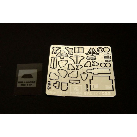Brengun BRL144093 1/144 Mig-17 PF(Attack) PE parts for Attack kit