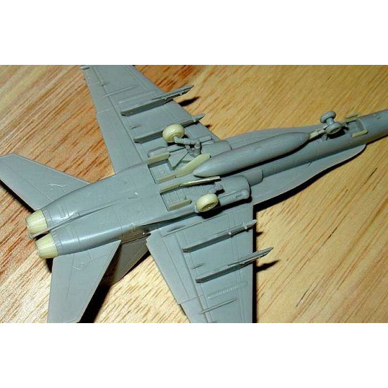 Brengun BRL144104 1/144 F/A-18C Hornet US resin accessories for Revell