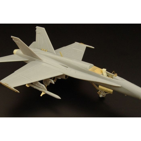 Brengun BRL144110 1/144 F-A-18C Hornet McDonnel Douglas PE set for Revell kit