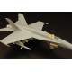 Brengun BRL144110 1/144 F-A-18C Hornet McDonnel Douglas PE set for Revell kit