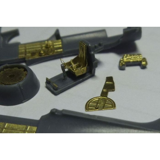 Brengun BRL144112 1/144 La-5 (Kovozavody Prostejov kit) PE set for KP kit