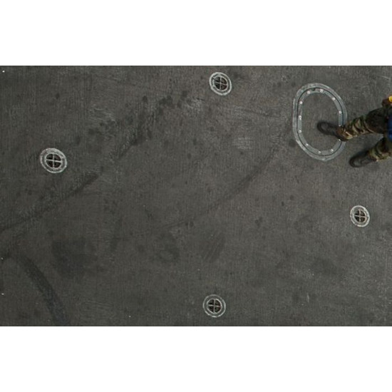 Brengun Brl144119 1/144 Tie Down Points Cross Type Us Aircraft Carrier Pe Set