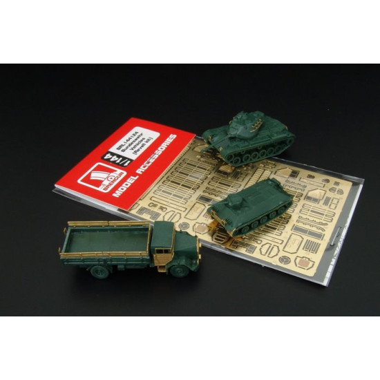 Brengun BRL144124 1/144 Bundeswehr Vehicles 2sets PE set for Revell kit (2pcs)