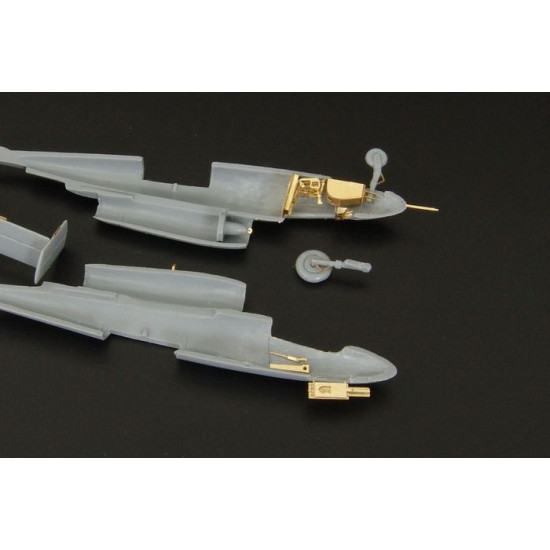 Brengun BRL144126 1/144 Heinkel He-162A (Brengun kit) PE set for Brengun kit