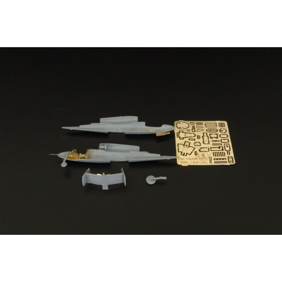 Brengun BRL144126 1/144 Heinkel He-162A (Brengun kit) PE set for Brengun kit