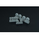 Brengun BRL144140 1/144 C-130 Hercules wheels resin set of wheels