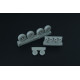 Brengun BRL144140 1/144 C-130 Hercules wheels resin set of wheels