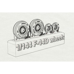Brengun BRL144155 1/144 F-14D wheels resin casted wheels