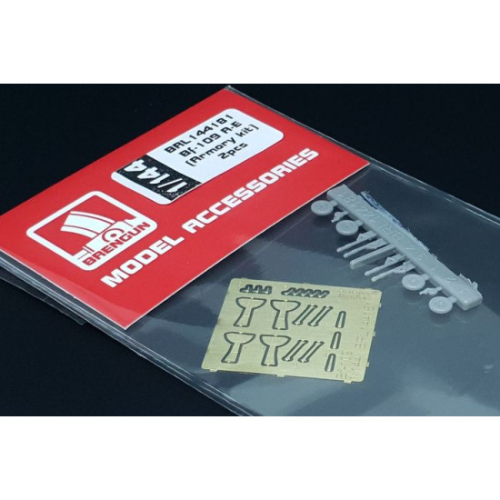 Brengun BRL144181 1/144 Messerschmitt Bf-109 A-E PE/resin set for Armory 2pcs