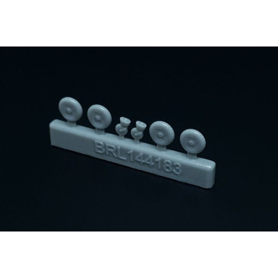 Brengun BRL144183 1/144 Messerschmitt Bf-109 G resin set of wheels (2sets)