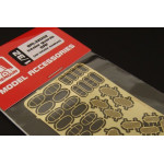 Brengun BRL32002 1/32 Intake guards RAF air-intake meshes PE parts for aircraft