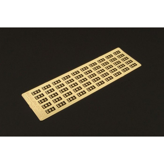 Brengun BRL32006 1/32 Cowling fasteners WWI (50pcs) PE set for WW1 aircraft