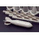 Brengun BRL32036 1/32 US bomb 500-lb AN-M64A1 resin set of US bombs (4pcs)