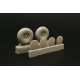 Brengun BRL32041 1/32 Ki-43 Hayabusa Wheels Resin casted wheels