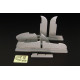 Brengun BRL48017 1/48 Beaufighter Mk IV -X control surfaces PE-resin Tamiya