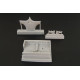 Brengun BRL48032 1/48 Hurricane Mk II,IV wheel bay Resin accessories Hasegawa