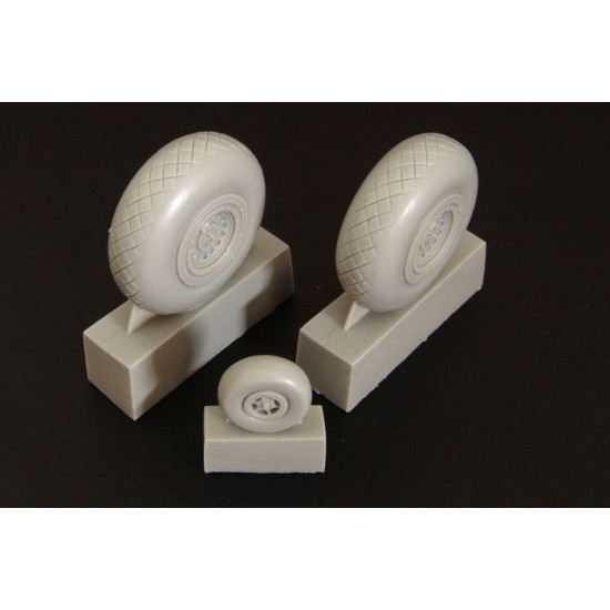 Brengun BRL48038 1/48 B17G wheel set resin accessories