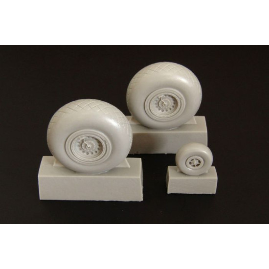 Brengun BRL48038 1/48 B17G wheel set resin accessories