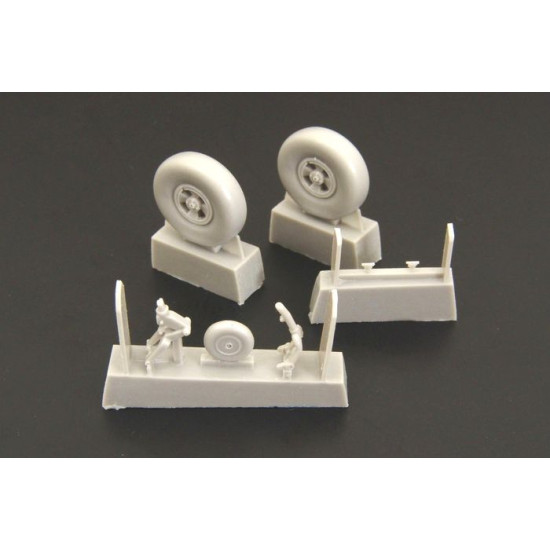 Brengun BRL48039 1/48 Huricane wheel set resin accessories