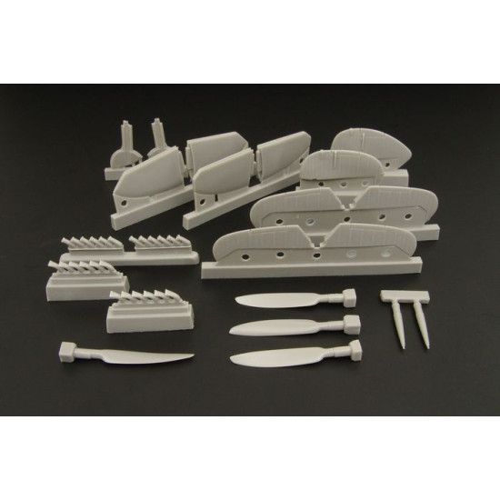 Brengun BRL48042 1/48 Spitfire MkIX exterior set -(Airfix) resin accessories