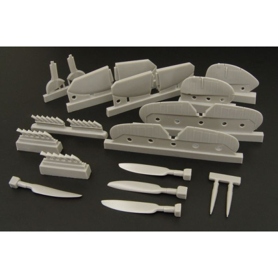 Brengun BRL48042 1/48 Spitfire MkIX exterior set -(Airfix) resin accessories