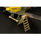 Brengun BRL48046 1/48 British wheel chock ladder resin accessories RAF aircraft Brengun BRL48046 1/48 British wheel chock ladder resin accessories RAF aircraft