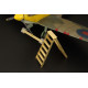 Brengun BRL48046 1/48 British wheel chock ladder resin accessories RAF aircraft Brengun BRL48046 1/48 British wheel chock ladder resin accessories RAF aircraft