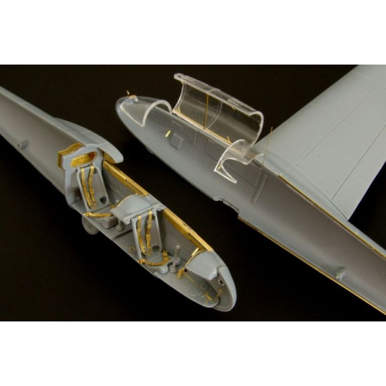 Brengun BRL48052 1/48 Let L-13 Blanik glider PE parts for Azmodel-Modela kit