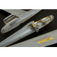 Brengun BRL48052 1/48 Let L-13 Blanik glider PE parts for Azmodel-Modela kit