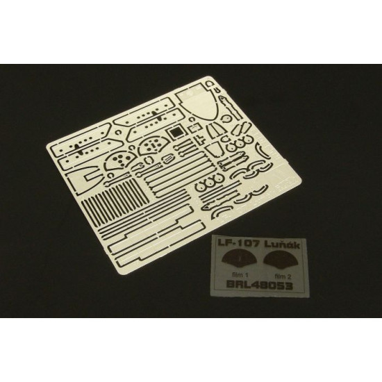 Brengun BRL48053 1/48 LF-107 Lunak glider PE parts for Azmodel-Modela kit