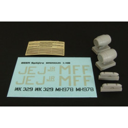 Brengun BRL48054 1/48 Beer Spitfire Mk IX PE-resin parts for all Spitfire Mk.IX