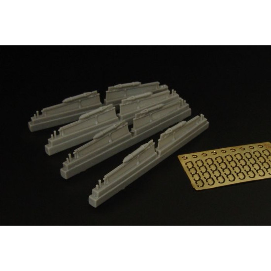 Brengun BRL48088 1/48 RS82 rockets resin set of soviet airborn rockets
