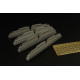 Brengun BRL48088 1/48 RS82 rockets resin set of soviet airborn rockets