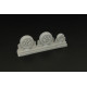 Brengun BRL48109 1/48 F-16 C-D Wheels resin set of wheels
