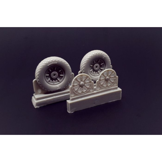 Brengun BRL48113 1/48 F4U Corsair Diamond Thread Wheels set resin