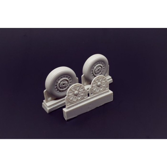 Brengun BRL48115 1/48 F4U Corsair Ribbed Thread Wheels set resin