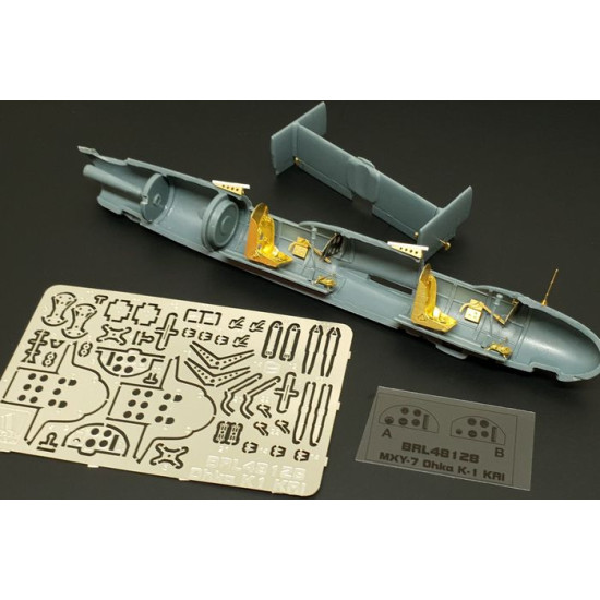 Brengun BRL48128 1/48 Ohka MXY7-K1 KAI two seats PE set for Brengun kit